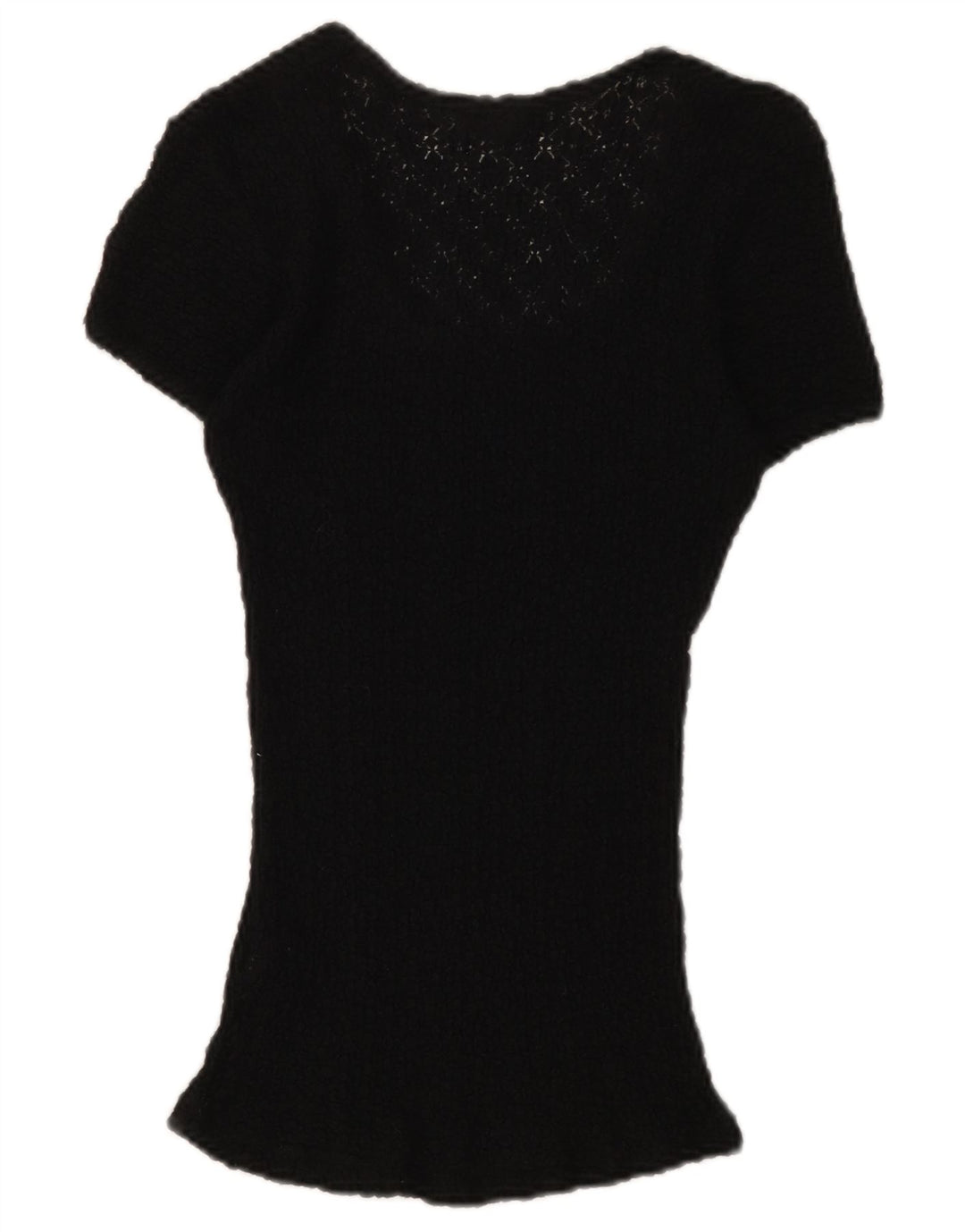 Guess Blusa de encaje para mujer Top UK 12 Medium Black Floral