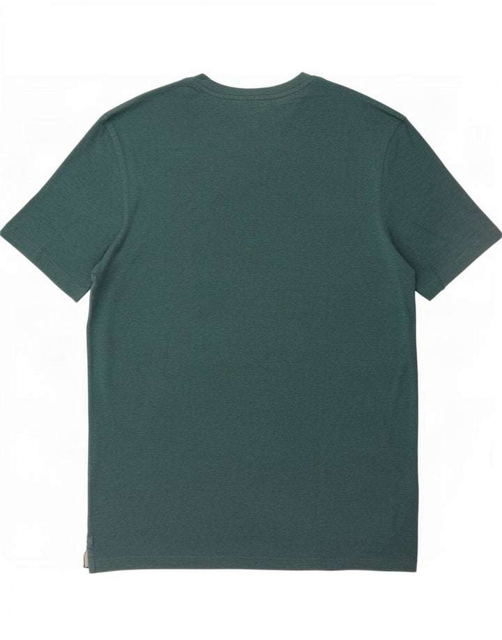 Camiseta para hombre Fat Face Top de algodón verde medio