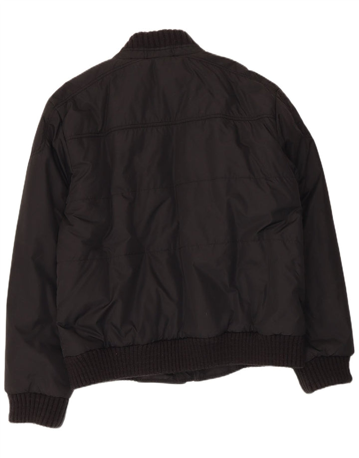 Tommy Hilfiger Chaqueta Bomber para Hombre UK 44 2XL Nylon Negro