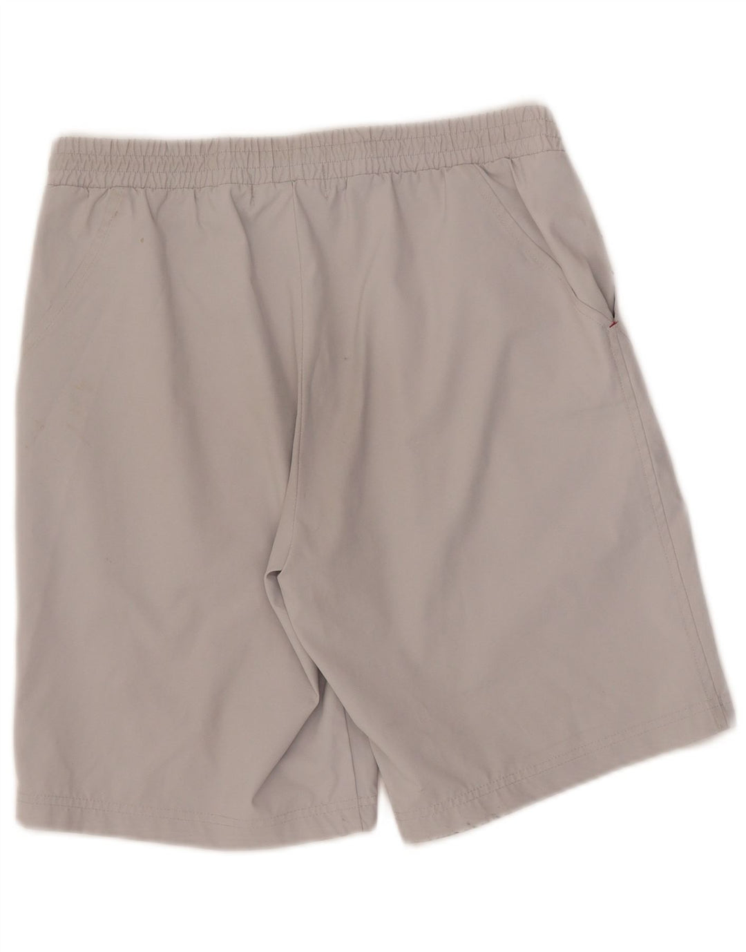 Kappa Pantalón Corto Deportivo Hombre Small Gris Poliéster