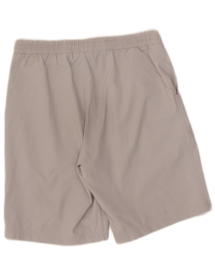 Kappa Pantalón Corto Deportivo Hombre Small Gris Poliéster