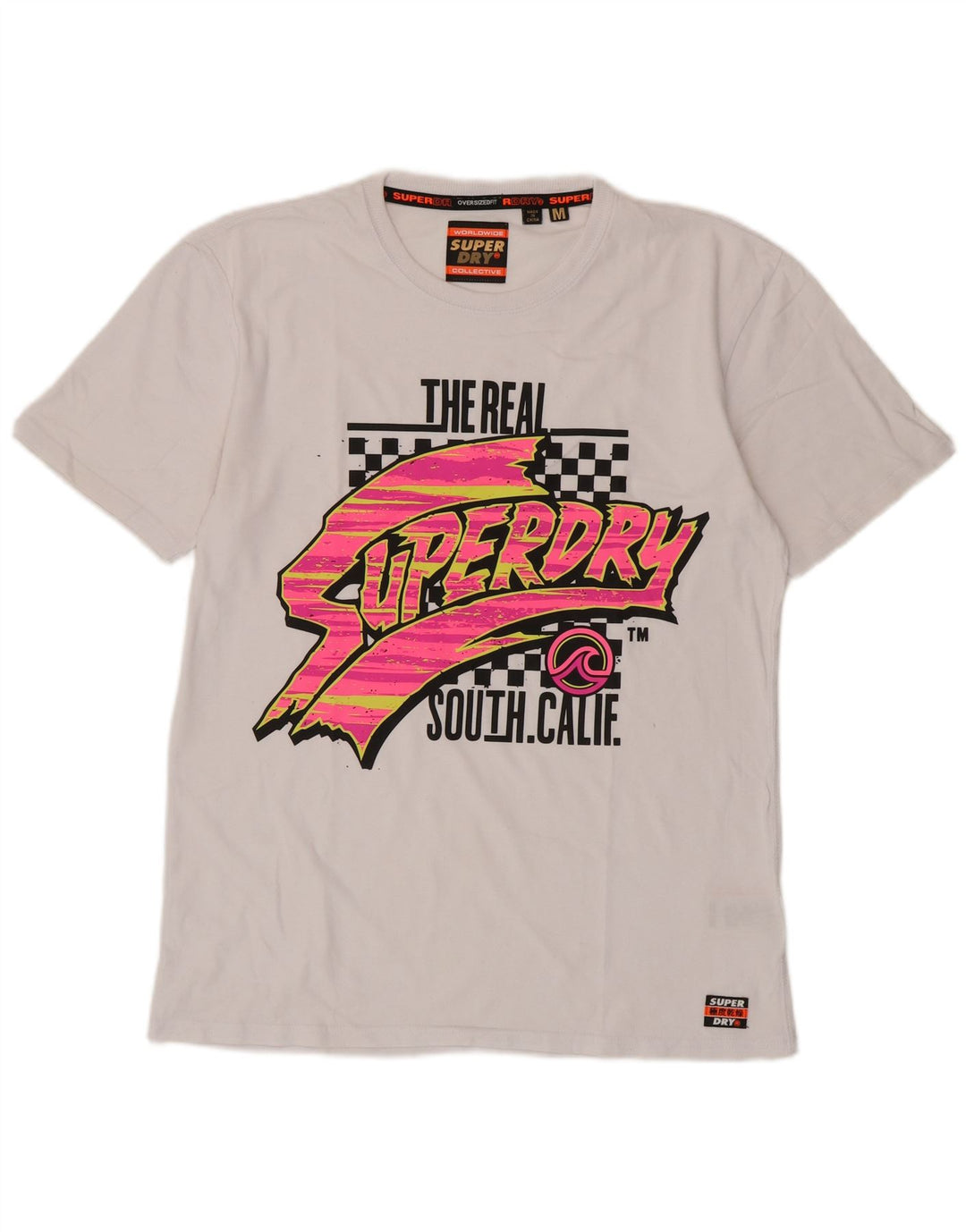 Superdry Camiseta Gráfica De Algodón Blanco Medio Para Hombre