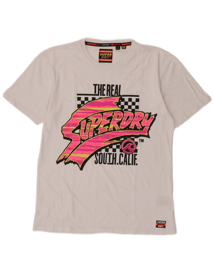 Superdry Camiseta Gráfica De Algodón Blanco Medio Para Hombre