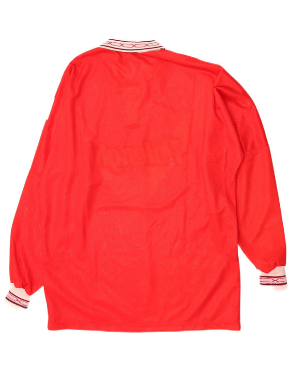 Brescia Calcio Hombres 1995-1996 Tercera camiseta gráfica Top XL Rojo Deportes