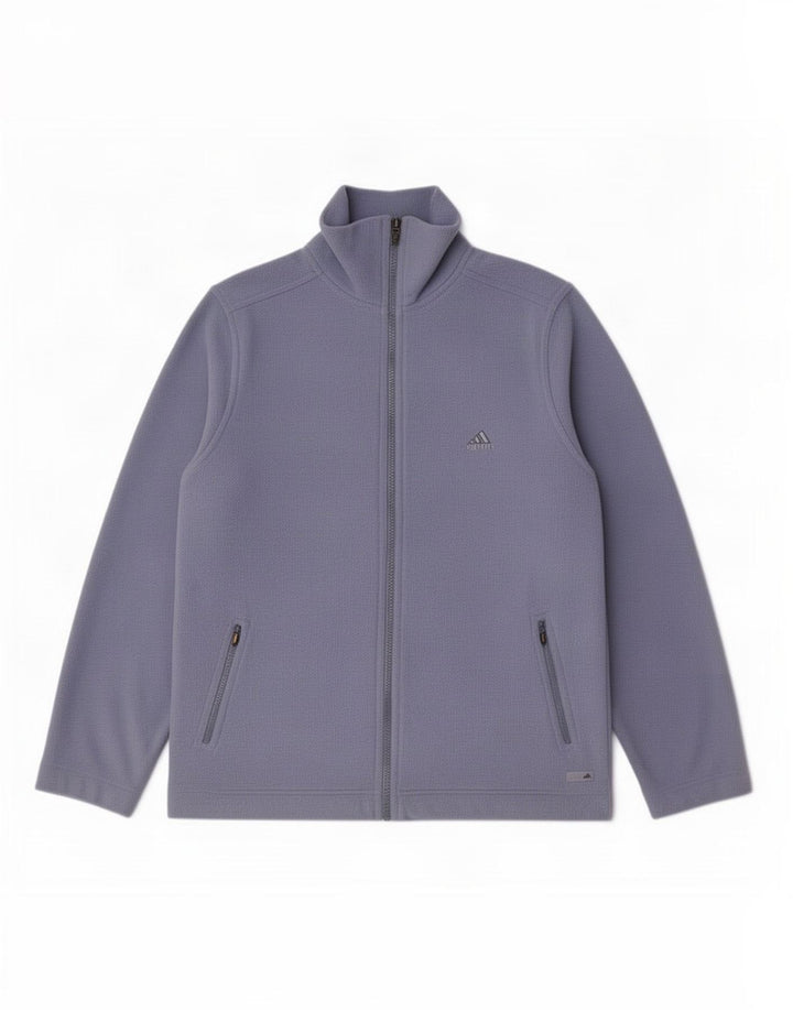Adidas Chaqueta polar para mujer ES 40 XL Poliéster azul