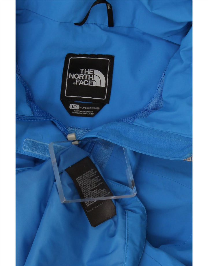 The North Face Chaqueta impermeable con capucha para mujer UK 10 Small Poliéster azul