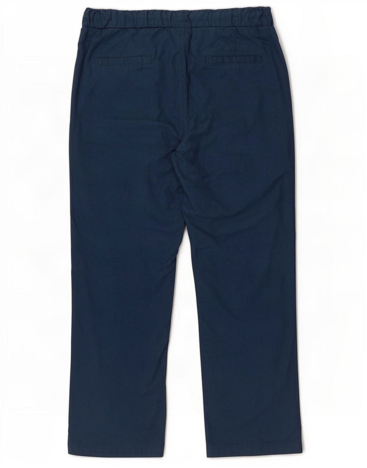Dack's Pantalones chinos rectos para hombre pequeños W32 L25 algodón azul