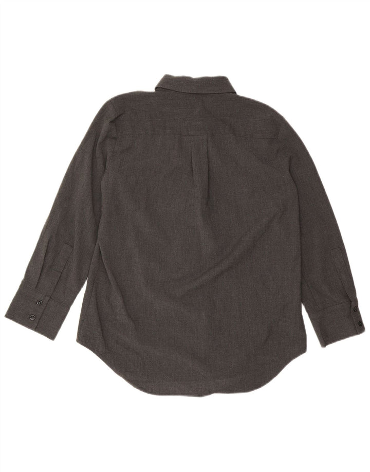 Zara Mujer Camisa Holgada UK 40 Small Gris