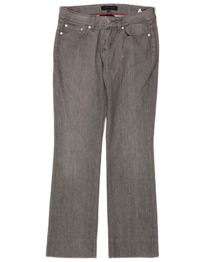 TOMMY HILFIGER Vaqueros rectos para mujer W28 L30 Algodón gris