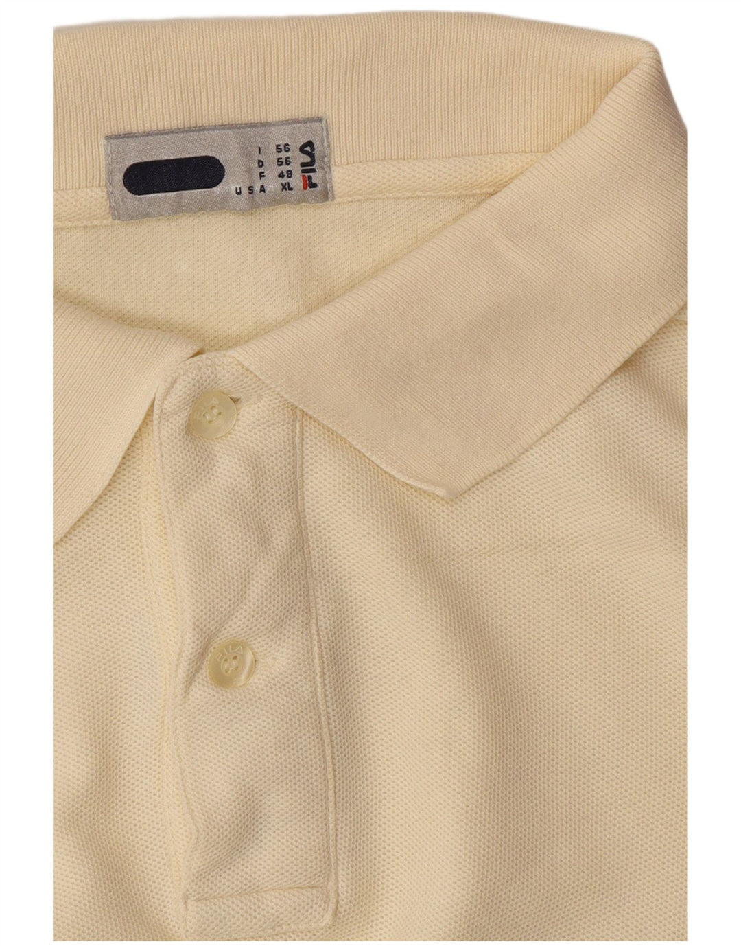 FILA Polo para hombre IT 56 2XL Amarillo