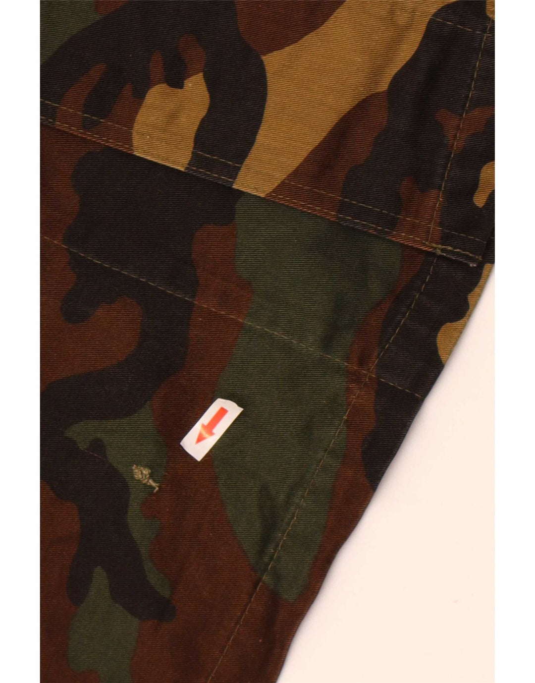 Vintage hombres chaqueta militar Reino Unido 42 XL camuflaje multicolor