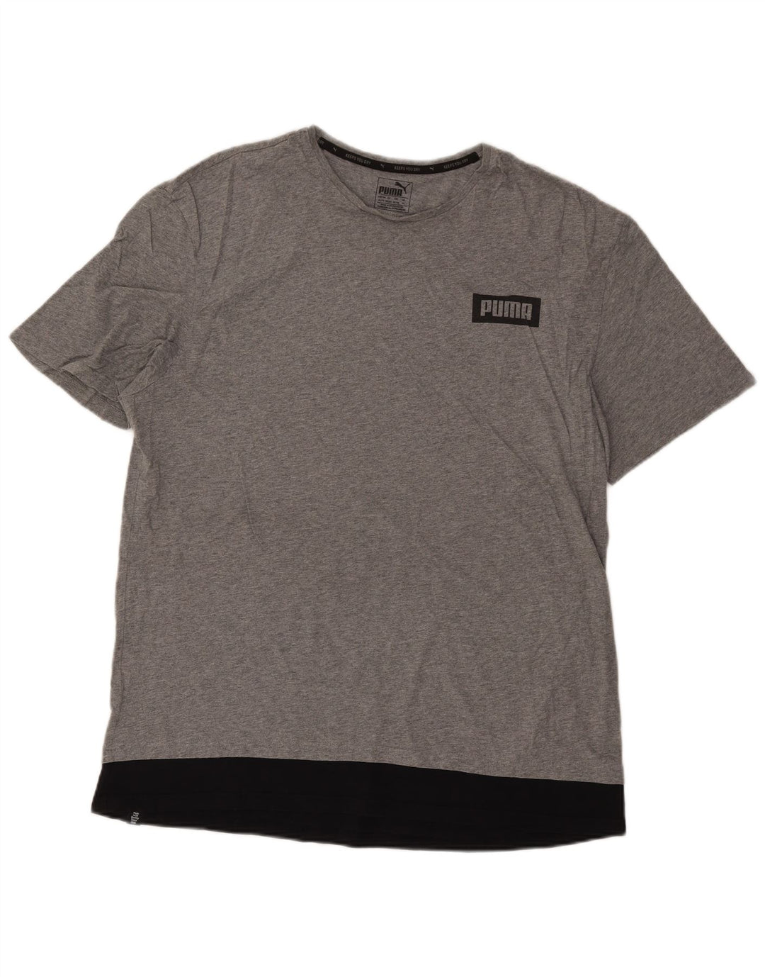 Puma Camiseta gráfica para hombre Top XL Gris