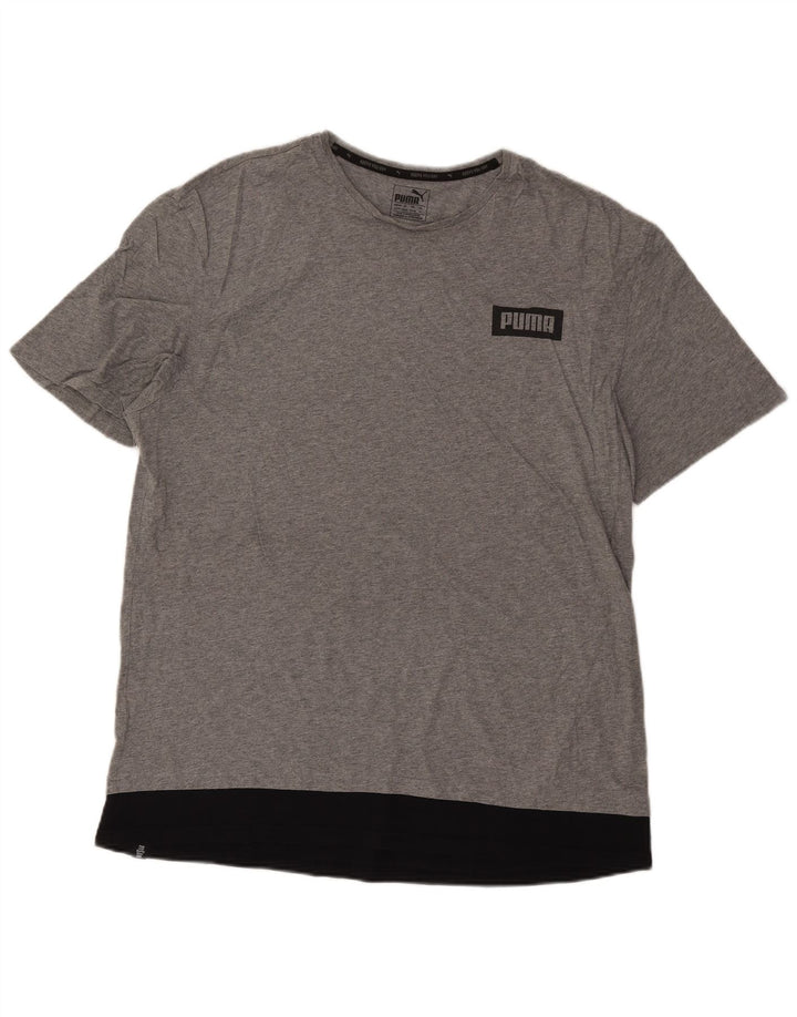 Puma Camiseta gráfica para hombre Top XL Gris