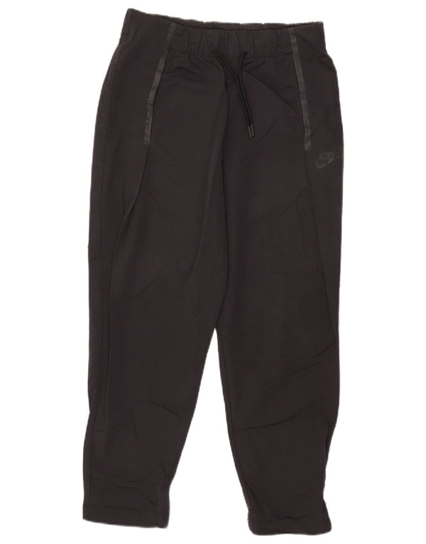 Nike Pantalones de chándal cortos para mujer UK 10 Small Black Nylon