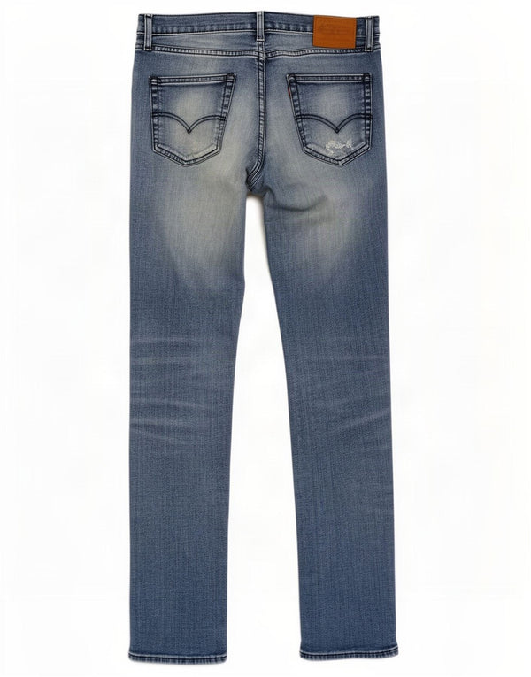 Levi's Hombre 511 Vaqueros Slim Desgastados W34 L36 Algodón Azul