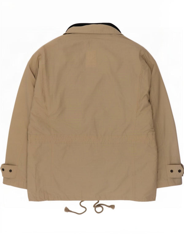 Camel Active Ropa de trabajo para hombre Abrigo cortavientos con capucha UK 44 2XL Beige
