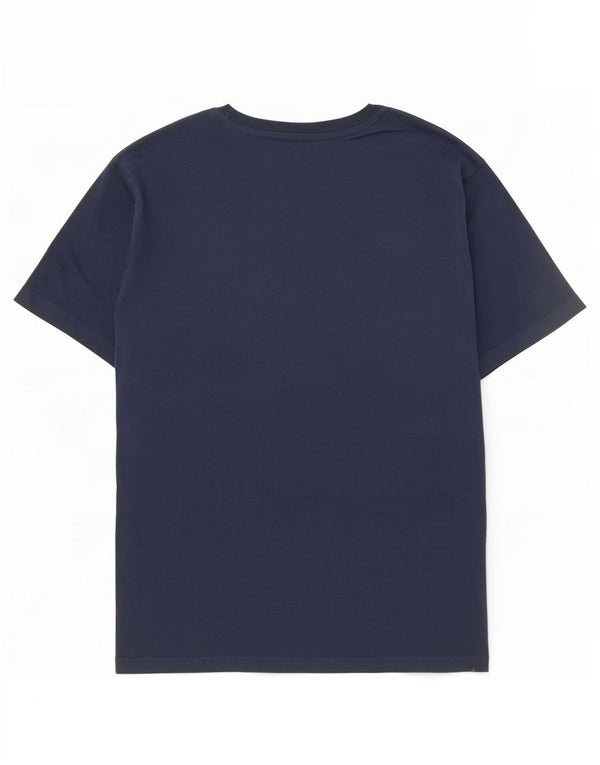 Fila Camiseta gráfica de tenis para hombre Top Small Azul marino Algodón