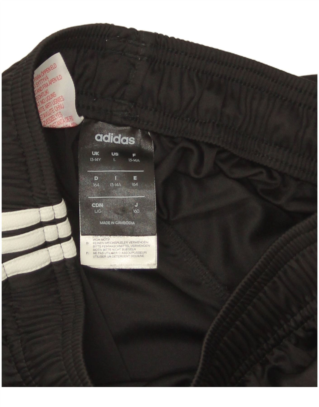 Adidas Chicos Climalite Sport Shorts 13-14 Años Negro Poliéster