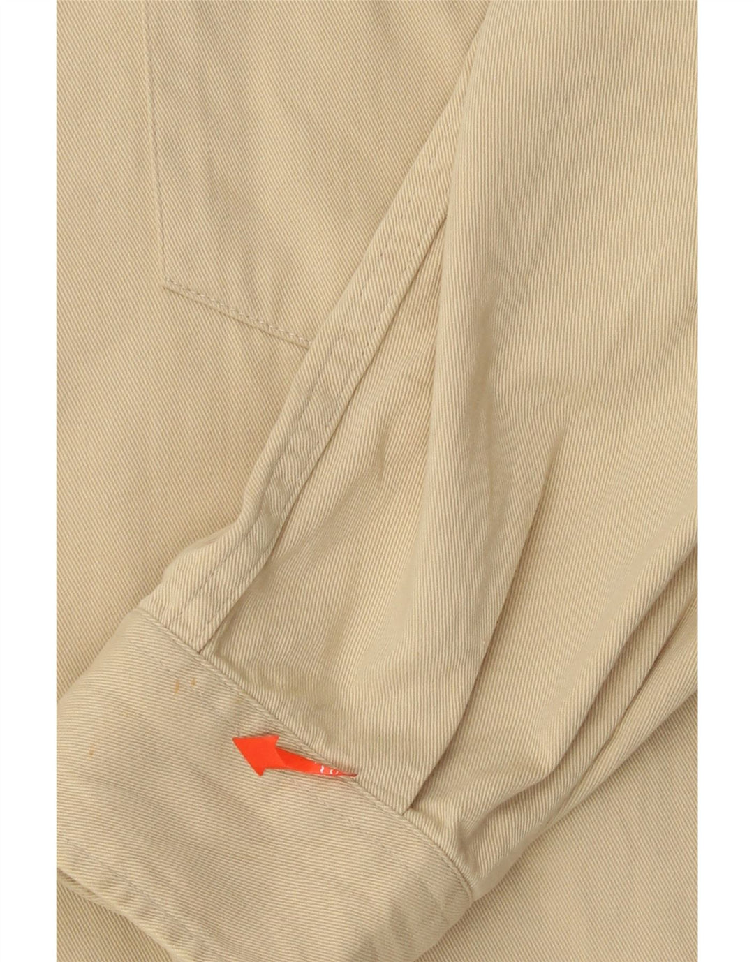 Camisa Carrera Hombre Algodón Beige Medio