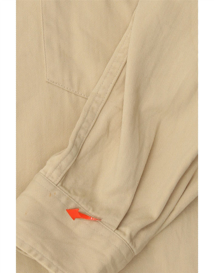 Camisa Carrera Hombre Algodón Beige Medio