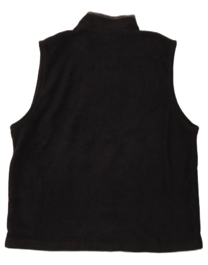 Marks & Spencer Chaqueta polar para hombre UK 44 2XL Poliéster negro