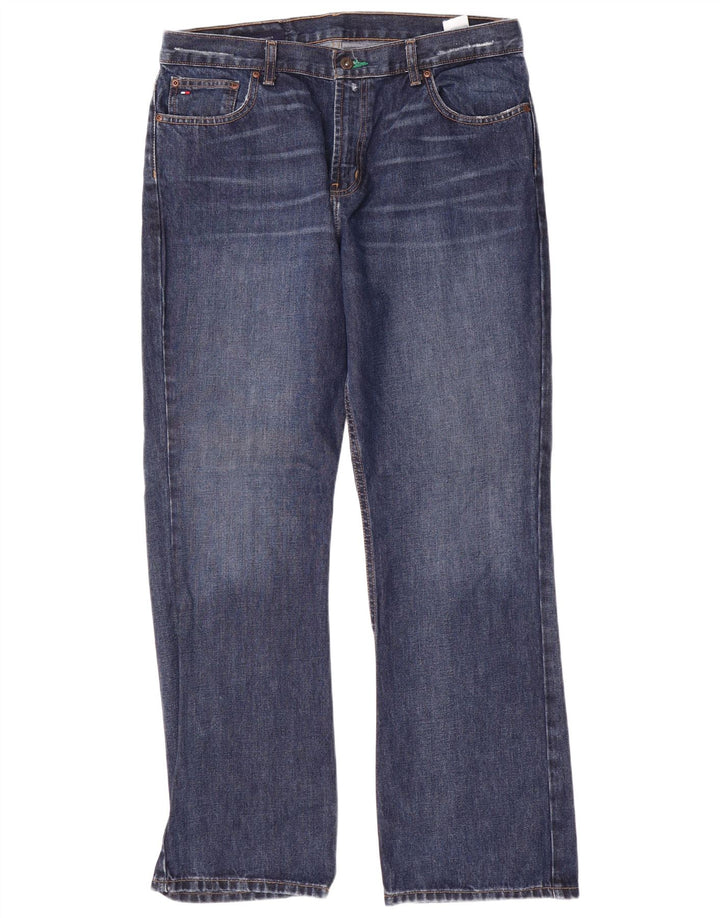 TOMMY HILFIGER Vaqueros Bootcut para hombre W34 L32 Algodón azul