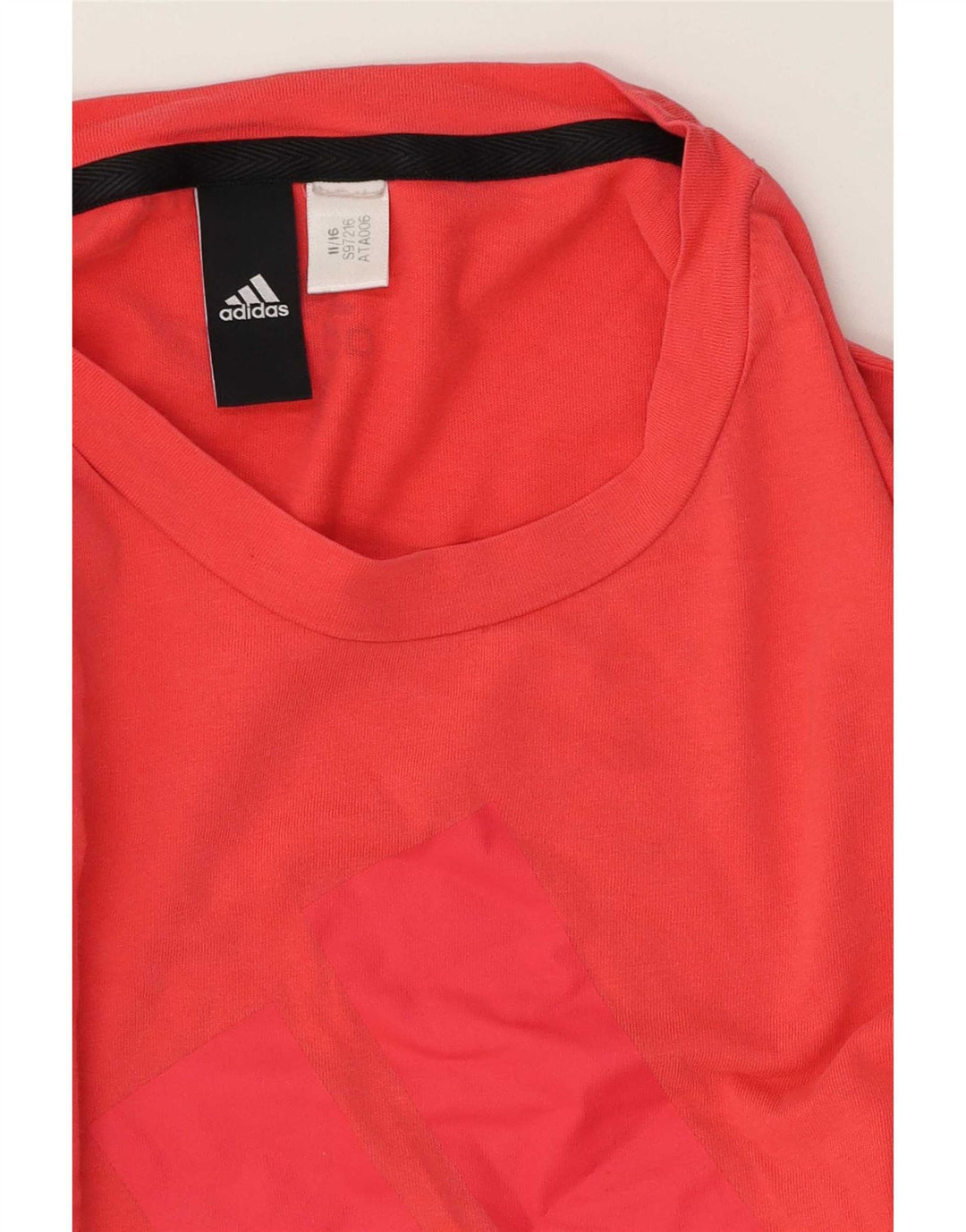 Adidas - Camiseta gráfica para mujer, talla 40, talla M, color rojo