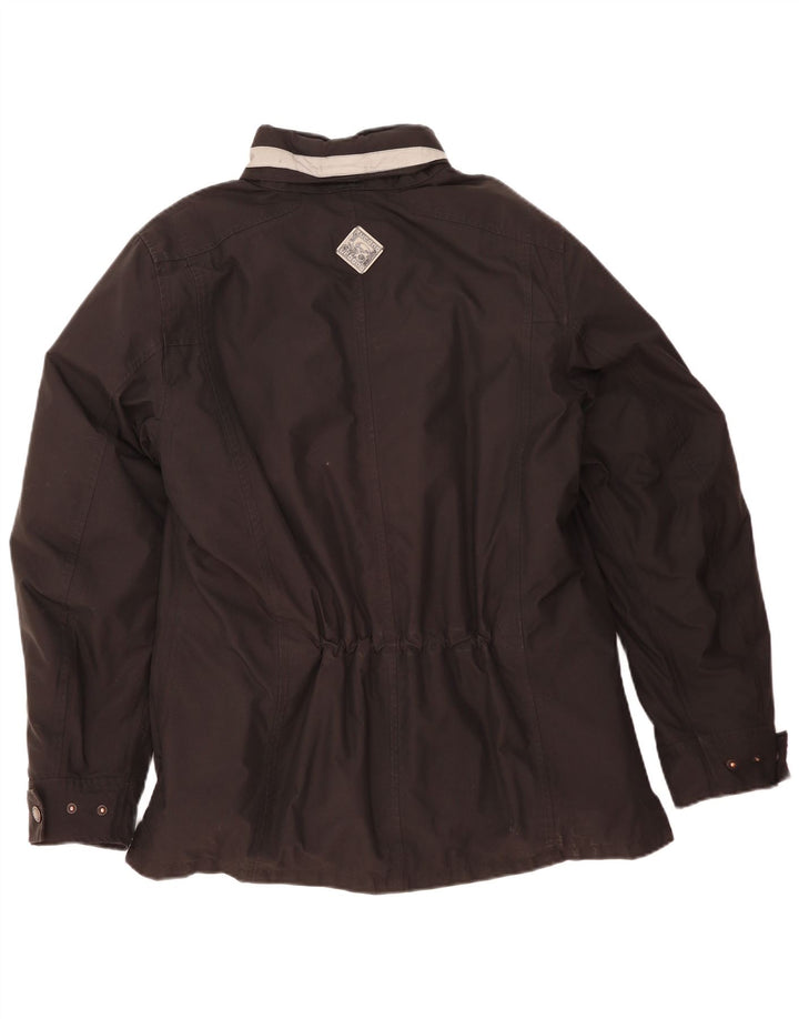 Tucano Urbano Chaqueta utilitaria con capucha para hombre UK 40 Large Poliéster negro