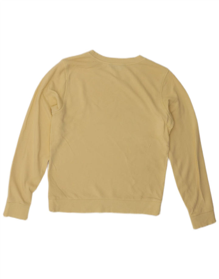 Marks & Spencer - Sudadera para mujer, talla 8, algodón amarillo pequeño
