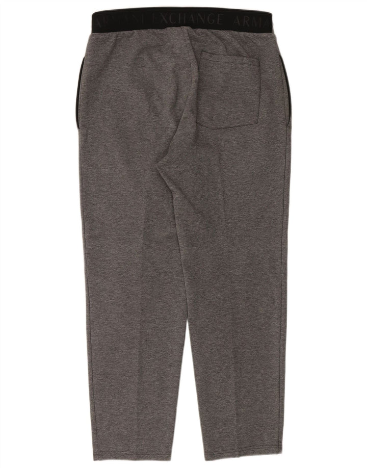 Armani Exchange Pantalones De Chándal De Algodón Gris Medio Hombre