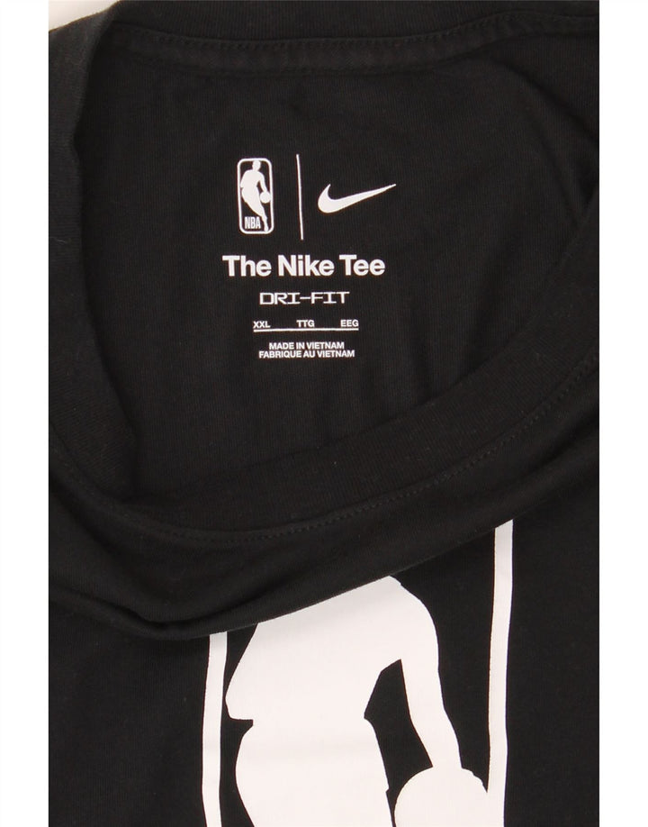 NIKE Camiseta gráfica de la NBA para hombre, 2XL, negro