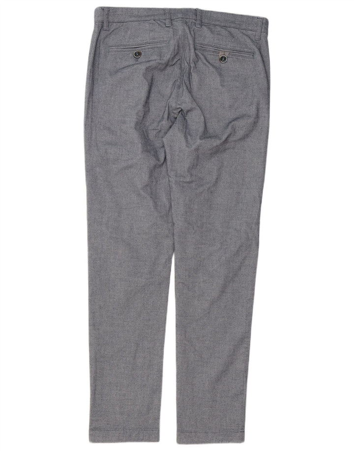 Pantalones de traje ajustados para hombre de Ted Baker W32 L31 Algodón gris
