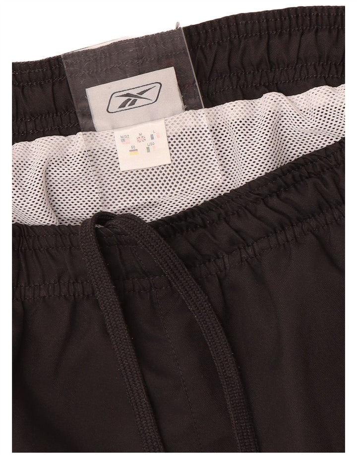 Reebok Shorts deportivos para hombre Medium Black Colourblock