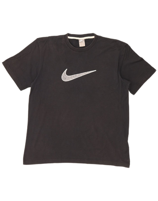 NIKE Camiseta gráfica para hombre UK 45/47 XL Algodón negro