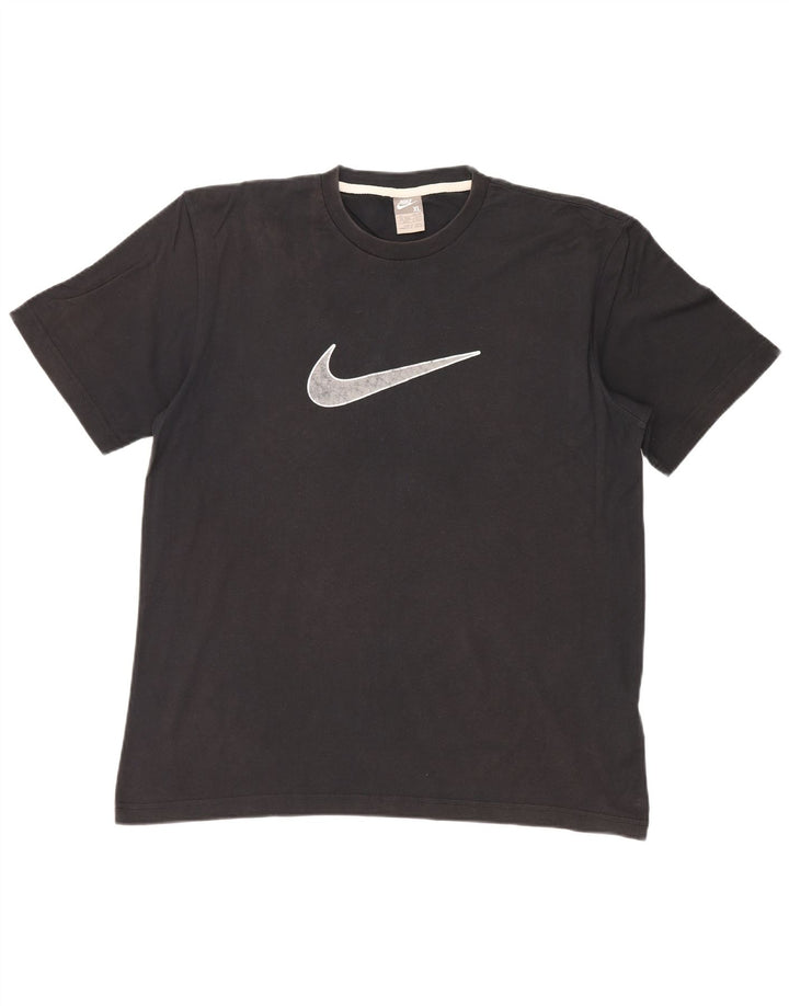 NIKE Camiseta gráfica para hombre UK 45/47 XL Algodón negro