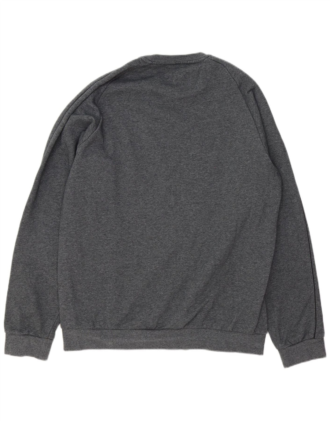 ADIDAS Mens Sweatshirt Jumper Large Grey Cotton