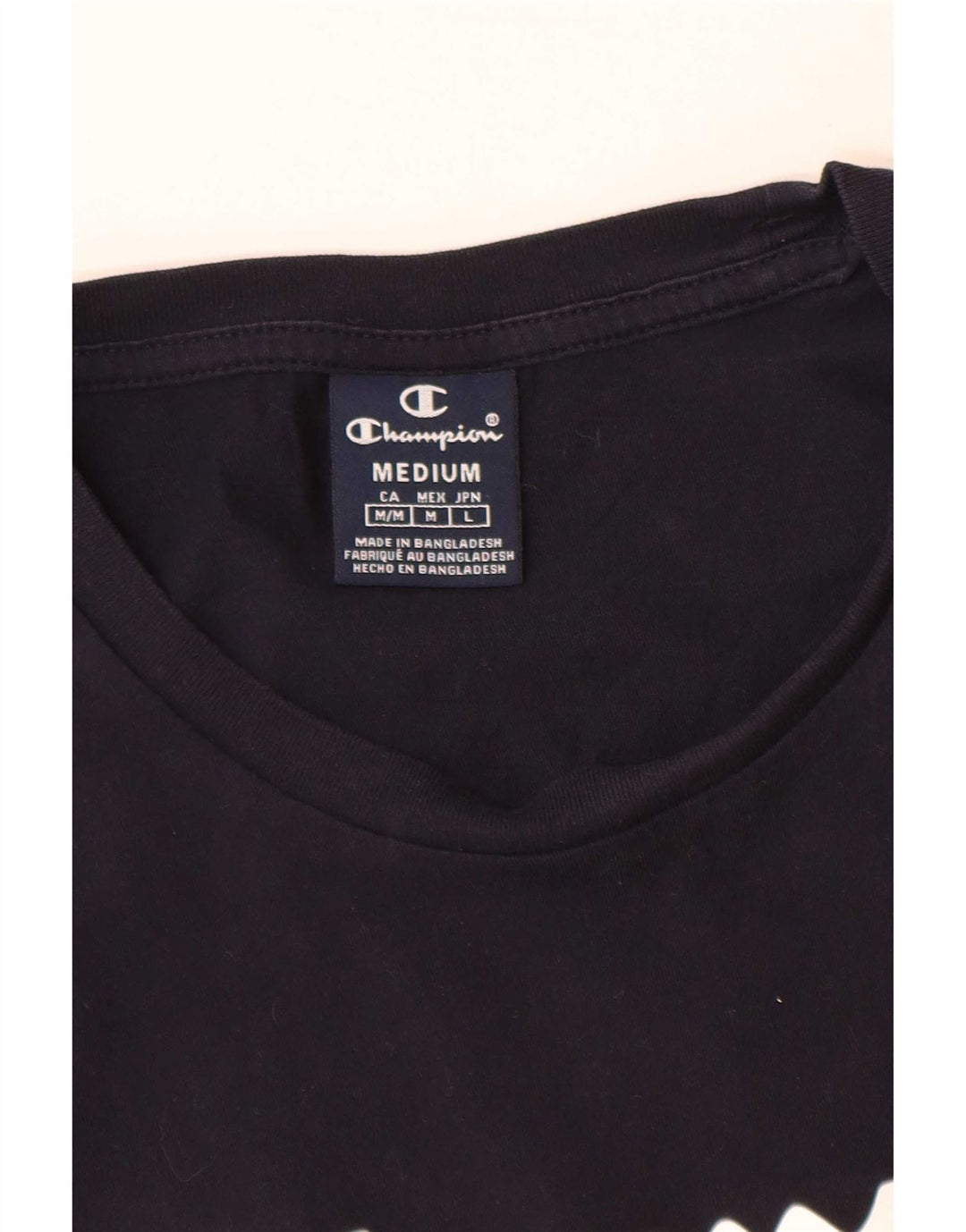 Champion Camiseta Sin Mangas Con Gráfico Para Hombre Azul Marino Mediano