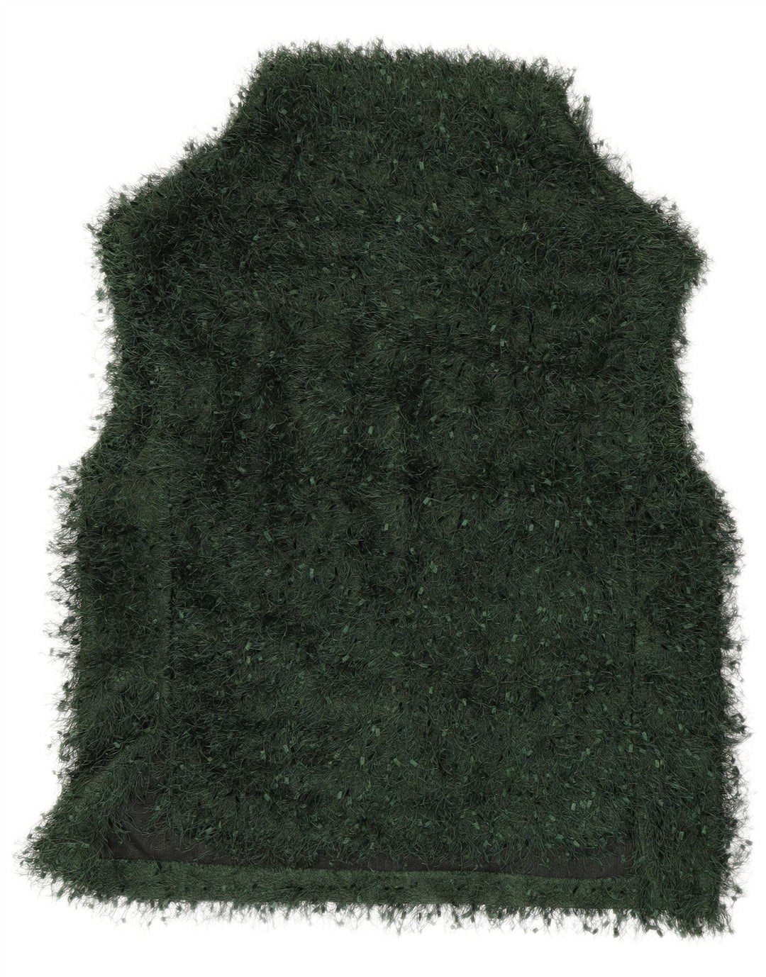 ZARA Mujer Chaleco Tank Top ES 44 Poliéster Verde Medio