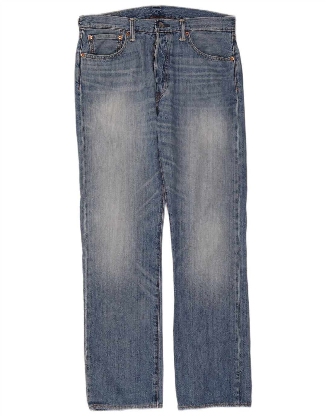 Levi's Hombre 501 Vaqueros Rectos W32 L32 Algodón Azul
