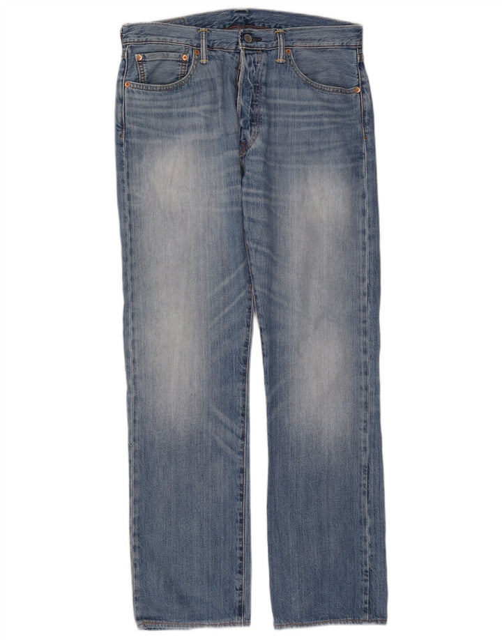 Levi's Hombre 501 Vaqueros Rectos W32 L32 Algodón Azul
