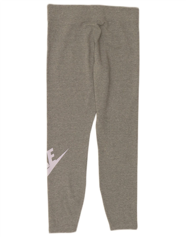 Nike - Leggings gráficos para mujer (talla 40), algodón gris grande