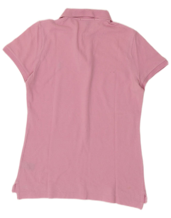 Ralph Lauren Polo ajustado para mujer Reino Unido 12 Algodón rosa medio