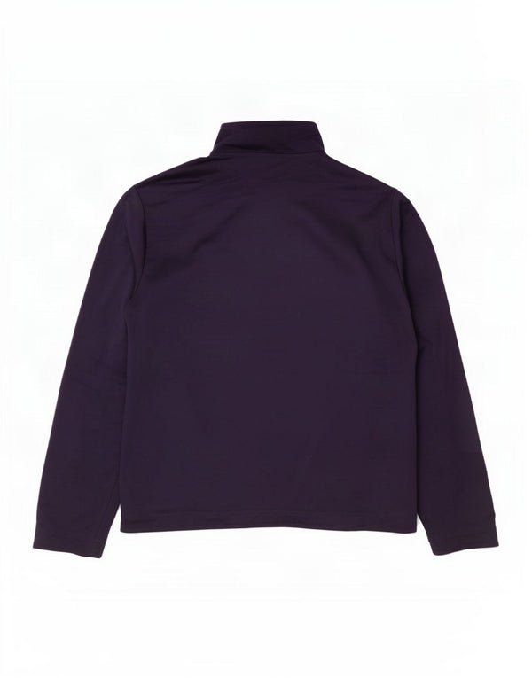 Puma Chaqueta de chándal para hombre, talla grande, poliéster con bloques de color azul marino