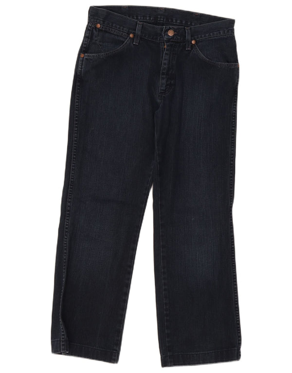 Wrangler Vaqueros Rectos Alaska Para Hombre W30 L26 Algodón Azul Marino