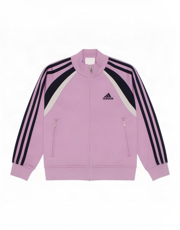 Adidas - Chaqueta de chándal para niña, color morado, 5-6 años