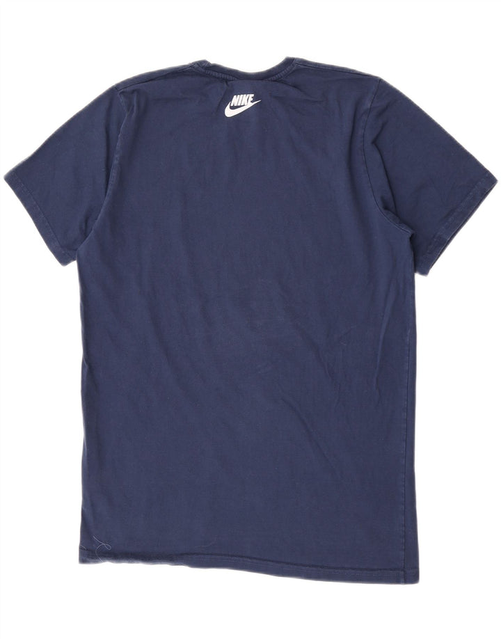 Nike - Camiseta gráfica para hombre, talla grande, algodón azul marino