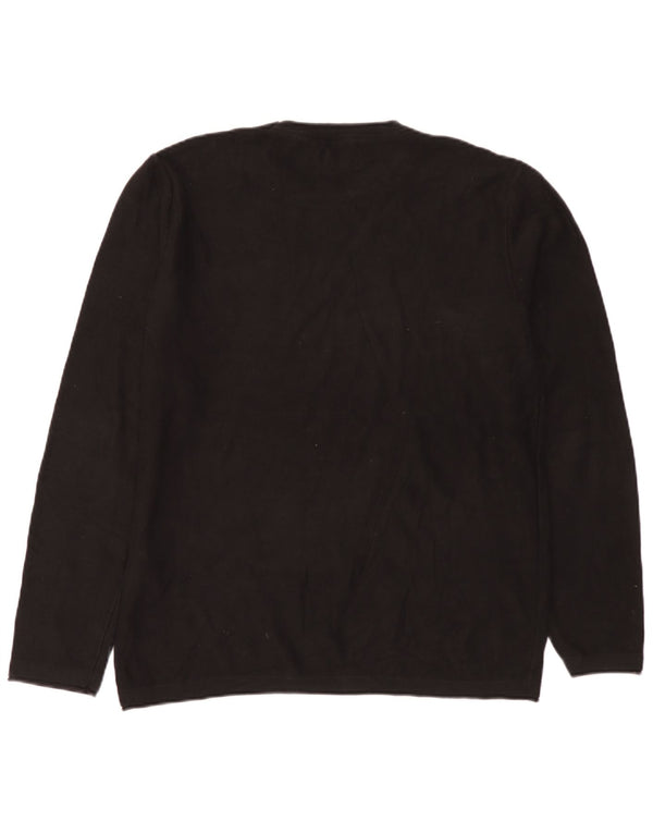 Jack & Jones Jersey De Cuello Redondo Hombre XL Negro Algodón