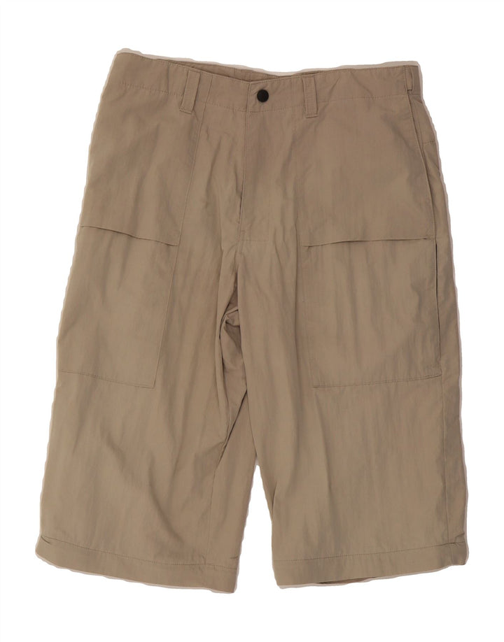 MARKS & SPENCER Mens Cargo Shorts W32 Medium Beige Cotton Vintage Marks & Spencer and Second-Hand Marks & Spencer from Messina Hembry 