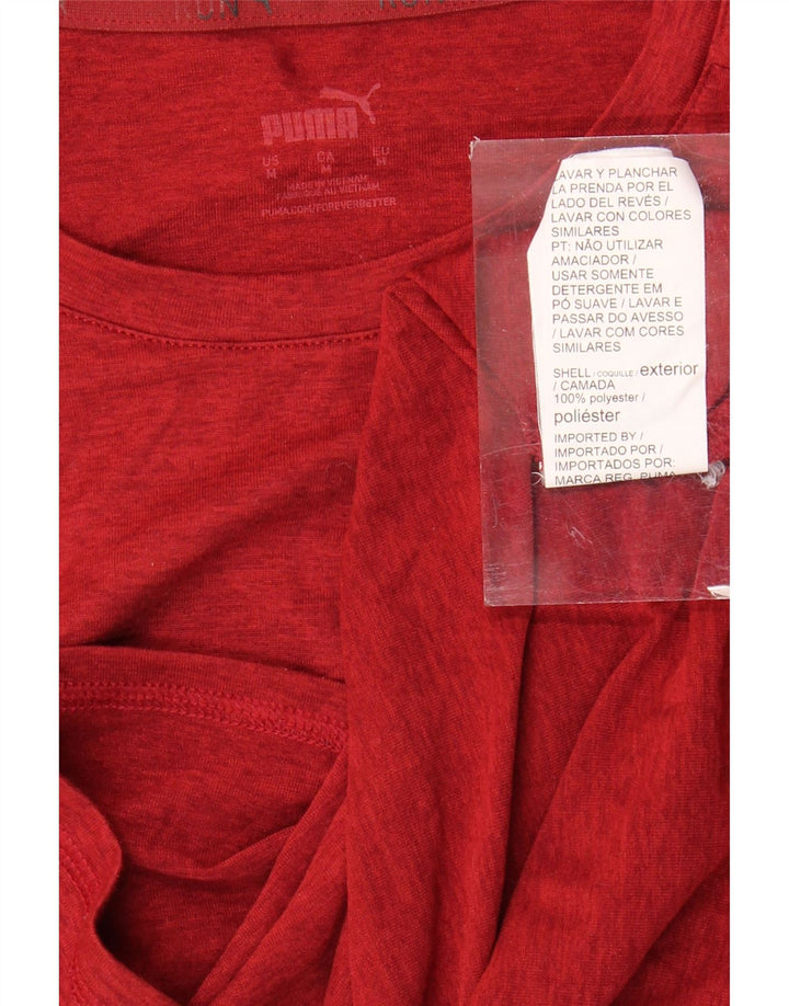Camiseta Puma Hombre Top Medium Rojo Poliéster