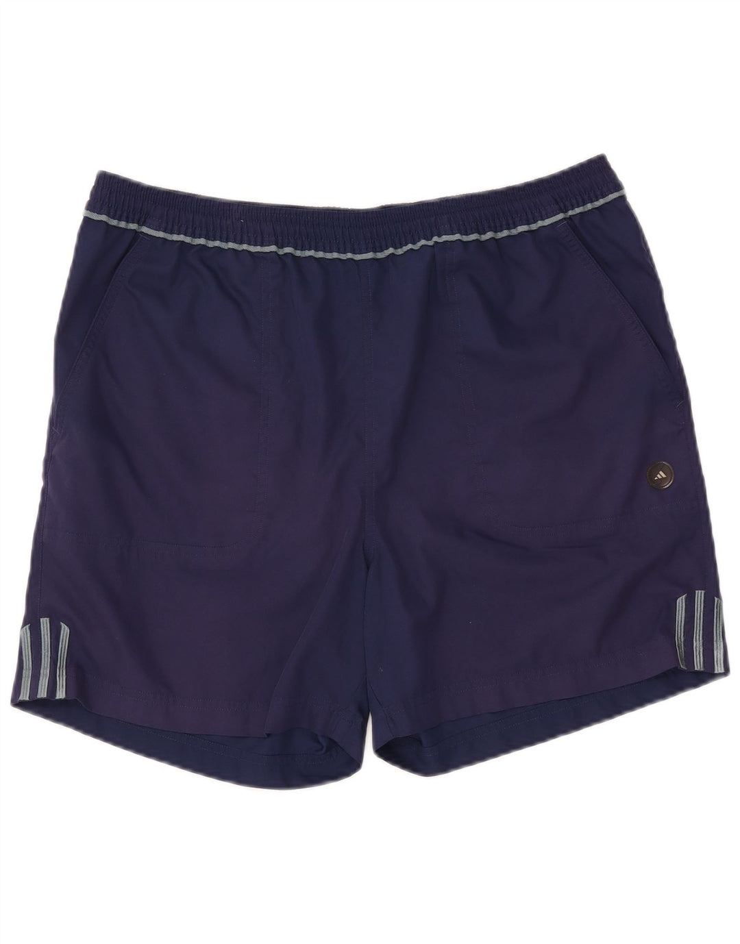 Adidas - Pantalones cortos deportivos para hombre, talla grande, azul marino